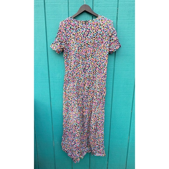 Betsy's‎ Things Floral Midi Dress vintage 1980s cottage core prairie style 14 - Picture 5 of 7